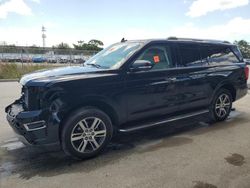 Salvage cars for sale from Copart Orlando, FL: 2022 Ford Expedition Max Limited