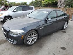 BMW 535 i salvage cars for sale: 2011 BMW 535 I