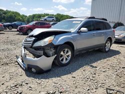 Subaru Outback salvage cars for sale: 2014 Subaru Outback 2.5I Limited