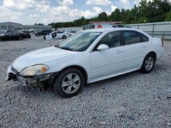 Salvage cars for sale from Copart Memphis, TN: 2012 Chevrolet Impala LS