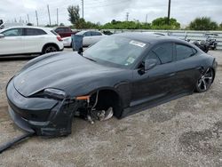 Salvage cars for sale from Copart Miami, FL: 2022 Porsche Taycan