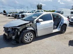Salvage cars for sale from Copart Miami, FL: 2019 Toyota Corolla L