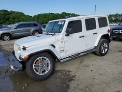 Jeep Wrangler salvage cars for sale: 2021 Jeep Wrangler Unlimited Sahara