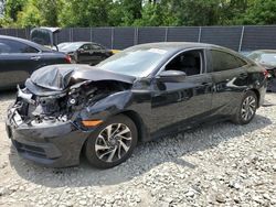 Honda Civic salvage cars for sale: 2016 Honda Civic EX