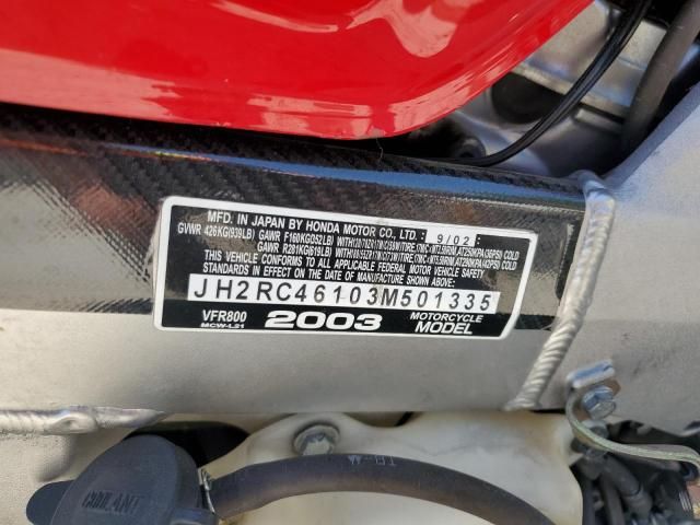 2003 Honda VFR800