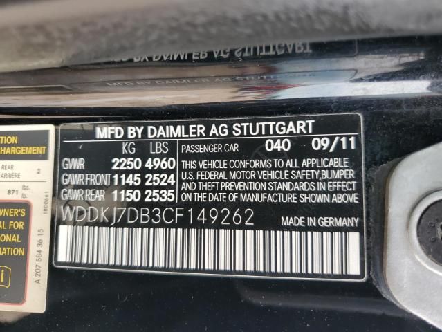 2012 Mercedes-Benz E 550