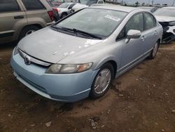 2008 Honda Civic Hybrid en venta en Elgin, IL