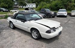 Ford salvage cars for sale: 1992 Ford Mustang LX