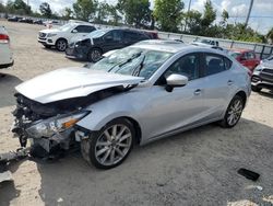 Mazda 3 Touring salvage cars for sale: 2017 Mazda 3 Touring