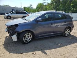 Salvage cars for sale from Copart Lyman, ME: 2009 Pontiac Vibe