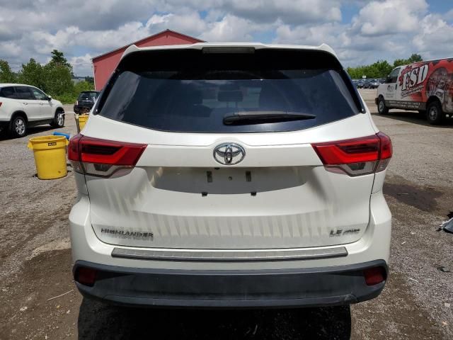 2019 Toyota Highlander LE