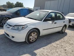 Honda salvage cars for sale: 2004 Honda Civic DX VP