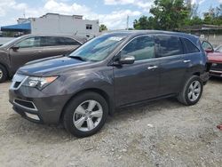 Acura salvage cars for sale: 2010 Acura MDX Technology