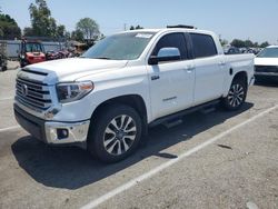 Toyota salvage cars for sale: 2021 Toyota Tundra Crewmax Limited