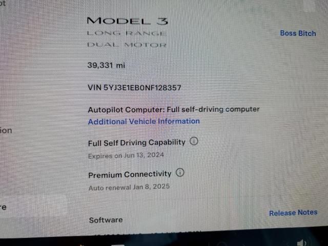 2022 Tesla Model 3