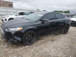 Salvage cars for sale from Copart Kansas City, KS: 2016 Ford Fusion SE