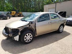 Toyota salvage cars for sale: 2009 Toyota Corolla Base