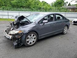 Salvage cars for sale from Copart Albany, NY: 2009 Honda Civic LX