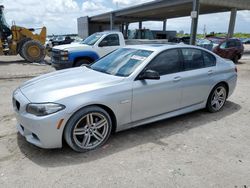 Salvage cars for sale from Copart West Palm Beach, FL: 2015 BMW 535 XI
