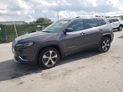 Salvage cars for sale from Copart Orlando, FL: 2019 Jeep Cherokee Limited