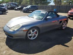 Porsche salvage cars for sale: 2002 Porsche Boxster S