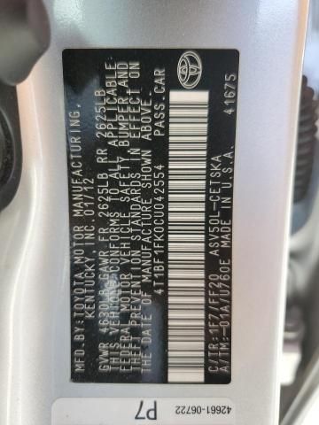 2012 Toyota Camry Base