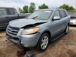 Hyundai salvage cars for sale: 2009 Hyundai Santa FE SE