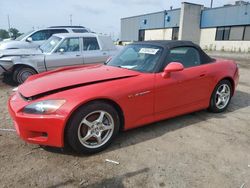 Vehiculos salvage en venta de Copart Woodhaven, MI: 2002 Honda S2000