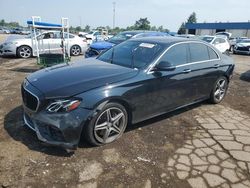 Salvage cars for sale from Copart Woodhaven, MI: 2017 Mercedes-Benz E 300 4matic