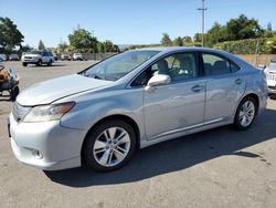 Salvage cars for sale from Copart San Martin, CA: 2010 Lexus HS 250H