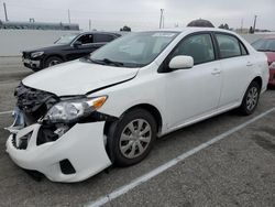 Salvage cars for sale from Copart Van Nuys, CA: 2011 Toyota Corolla Base