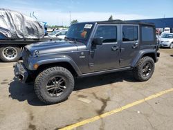 Jeep Wrangler salvage cars for sale: 2016 Jeep Wrangler Unlimited Sahara