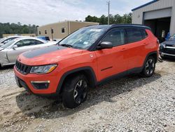 Jeep Compass salvage cars for sale: 2017 Jeep Compass Trailhawk