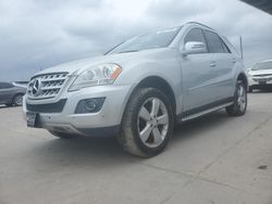 2011 Mercedes-Benz ML 350 4matic en venta en Grand Prairie, TX