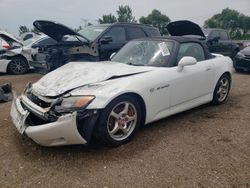 Honda s2000 salvage cars for sale: 2000 Honda S2000