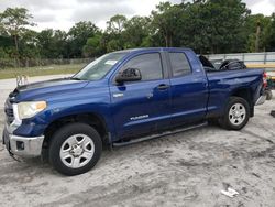 Vehiculos salvage en venta de Copart Fort Pierce, FL: 2014 Toyota Tundra Double Cab SR/SR5
