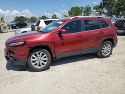 Vehiculos salvage en venta de Copart Riverview, FL: 2016 Jeep Cherokee Limited
