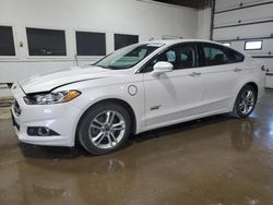 Ford salvage cars for sale: 2016 Ford Fusion Titanium Phev