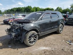 Ford Explorer salvage cars for sale: 2017 Ford Explorer Sport