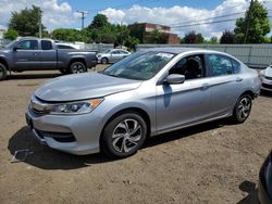 Salvage cars for sale from Copart New Britain, CT: 2016 Honda Accord LX