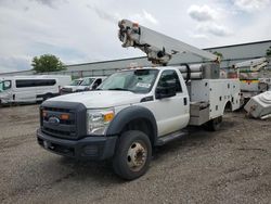 Salvage trucks for sale at Davison, MI auction: 2015 Ford F450 Super Duty