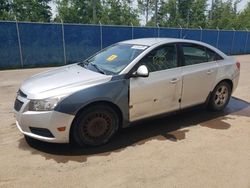 Chevrolet salvage cars for sale: 2012 Chevrolet Cruze LT