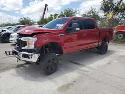 Ford salvage cars for sale: 2018 Ford F150 Supercrew