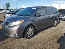 Toyota Sienna xle salvage cars for sale: 2013 Toyota Sienna XLE