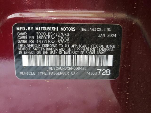 2024 Mitsubishi Mirage ES