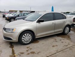 Salvage cars for sale from Copart Grand Prairie, TX: 2014 Volkswagen Jetta Base