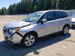 Salvage cars for sale from Copart Arlington, WA: 2016 Subaru Forester 2.5I Premium