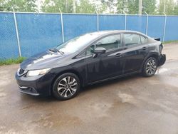 Salvage cars for sale from Copart Moncton, NB: 2014 Honda Civic LX