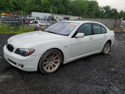 BMW salvage cars for sale: 2006 BMW 750 I