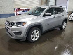 Jeep salvage cars for sale: 2018 Jeep Compass Latitude